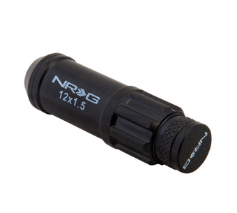 compare product NRG 700 Series M12 X 1.5 Steel Lug Nut w/Dust Cap Cover Set 21 Pc w/Locks & Lock Socket - Black