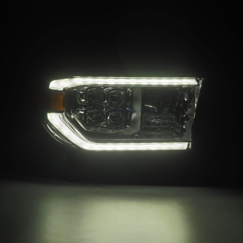 AlphaRex 07 - 13 Toyota Tundra / 08 - 17 Sequoia NOVA LED Proj HL Chrome w/Actv Light Seq. Sig + DRL - My Store