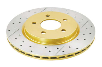 compare product DBA 05-14 Ford Mustang GT Rear Drilled & Slotted Street Series Rotor