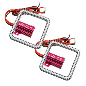 compare product Oracle Off-Road 3in Square WP LED Halo - White