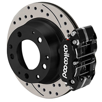 compare product Wilwood 69-83 Porsche 911 Narrow Dynapro-P Radial Rear Brake Kit Black Caliper SRP Drill/Slot Rotor