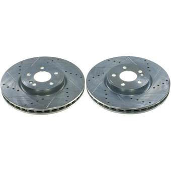 compare product Power Stop 19-22 Mercedes-Benz A220 Front Drilled & Slotted Rotor - Pair