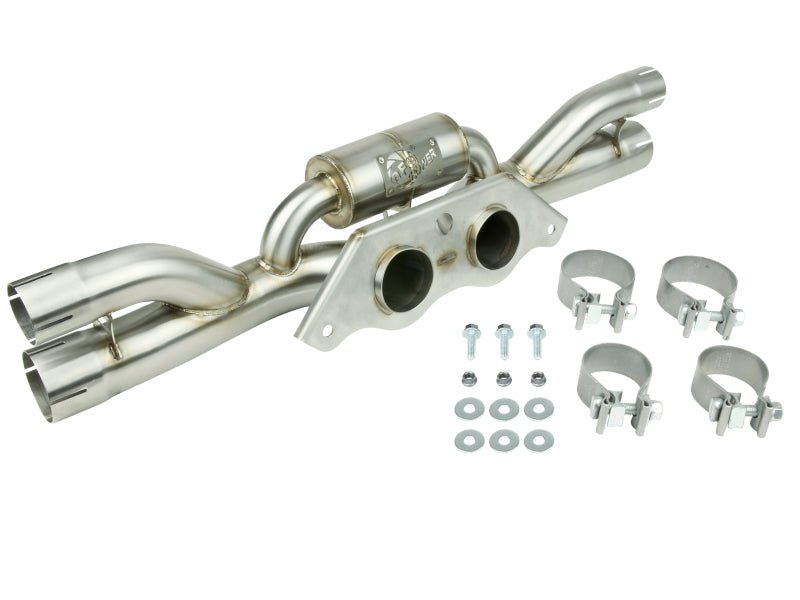 aFe Power MACHForce XP 304 Stainless Secondary Muffler Delete Pipe 14 - 19 Porsche 911 GT3 3.8L/4.0L - My Store