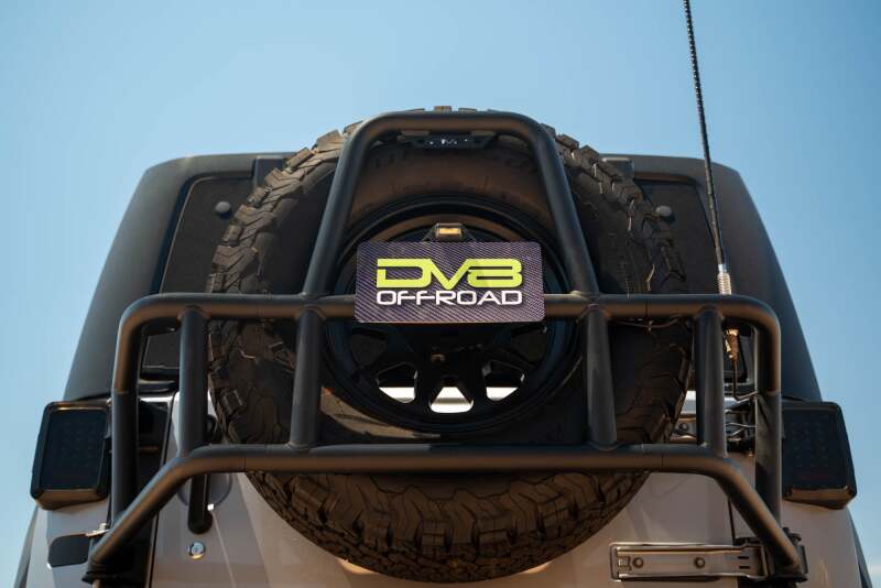 DV8 07 - 18 Jeep Wrangler JK Body Mounted Tire Carrier - My Store
