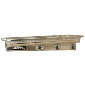 compare product Moroso Chrysler Hemi (Incl. Keith Black/JP-1) Dry Sump 3 Pick Up 16AN Fittings Aluminum Oil Pan