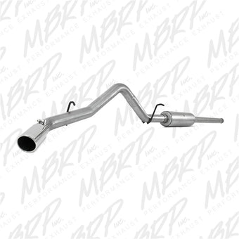 compare product MBRP 14 Chevy/GMC 1500 Silverado/Sierra 4.3L V6/5.3L V8 Single Side Exit AL 3in Cat Back Exhaust