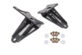compare product BMR 11-17 S197 Mustang Motor Mount Brackets - Black Hammertone