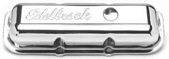 compare product Edelbrock Valve Cover Signature Series Chevrolet 1982-1993 2 8L 60 V6 Chrome