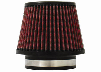compare product Injen High Performance Air Filter - 4.50 Black Filter 6.75 Base / 5 Tall / 5 Top