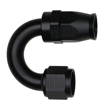 compare product DeatschWerks 10AN Female Flare Swivel 180-Degree Hose End PTFE - Anodized Matte Black
