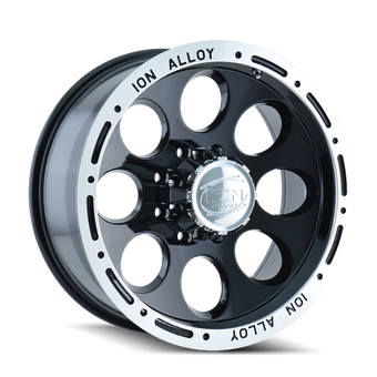 compare product ION Type 174 17x9 / 5x139.7 BP / 0mm Offset / 108mm Hub Black/Machined Wheel
