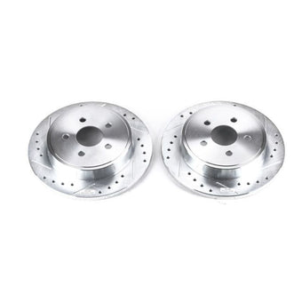 compare product Power Stop 03-07 Chrysler PT Cruiser Rear Evolution Drilled & Slotted Rotors - Pair