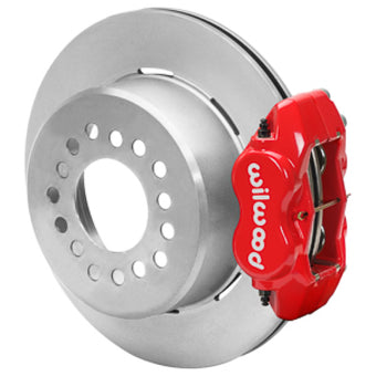 compare product Wilwood Chevy Monte Carlo Forged 4 Piston DynaPro Red Caliper HP32 VV Plain Rotor - 11.00x0.81
