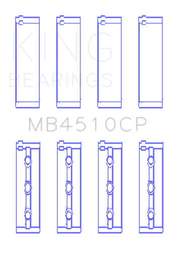 compare product King Engine Bearings 2005-2012 Nissan VQ40DE 6 Cyl Performance Main Bearing Set - Size STD