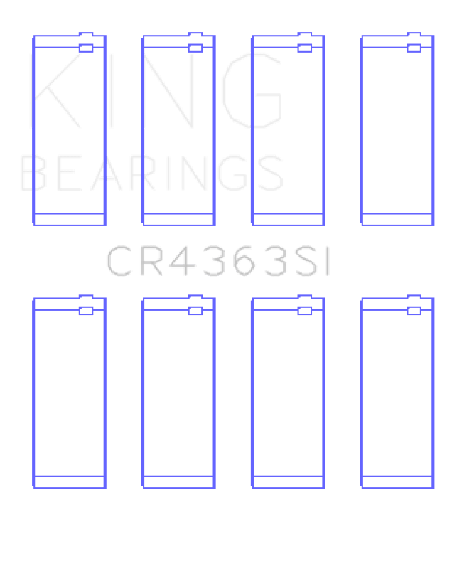 King Engine Bearings GM 134 DOHC Ecotec 2.2L Connecting Rod Bearings - (Set of 4) - My Store