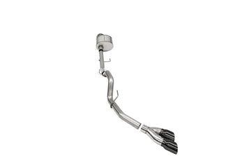 compare product Corsa 2021-2025 Ford F-150 Regular Cab/6.5in Bed 5.0L V8 Xtreme Cat-Back Single Side Exit-Black PVD
