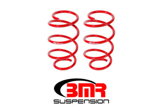 compare product BMR 15-17 S550 Mustang Front Drag Version Lowering Springs - Red