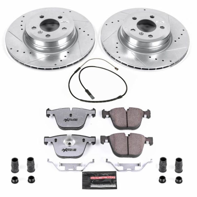 Power Stop 2019 BMW X6 Rear Z26 Street Warrior Brake Kit - My Store