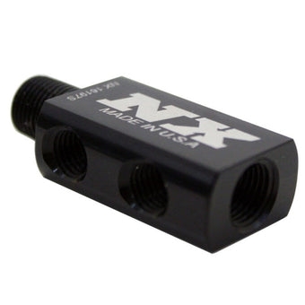 compare product Nitrous Express Compact Distribution Block w/Gauge Port