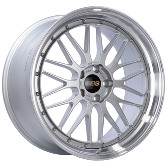 compare product BBS LM 21x10 5x120 ET38 Diamond Silver Center Diamond Cut Lip Wheel -82mm PFS/Clip Required