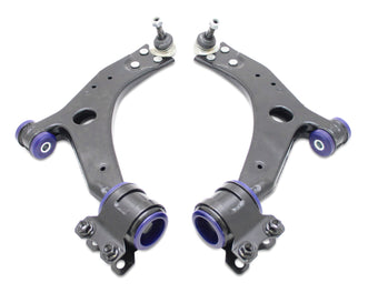 compare product SuperPro 05-11 Ford Focus LS/LT/LV Volvo S40/V50 and C70/18mm Front Lower Control Arm Assembly Kit