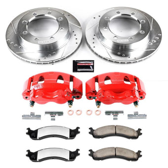compare product Power Stop 95-97 Ford F-350 Front Z36 Truck & Tow Kit w/Cals