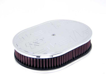 compare product K&N Small Oval Electric Design 2in h