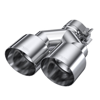 compare product MBRP Universal T304 SS Dual Tip 4in OD/2.5in Inlet