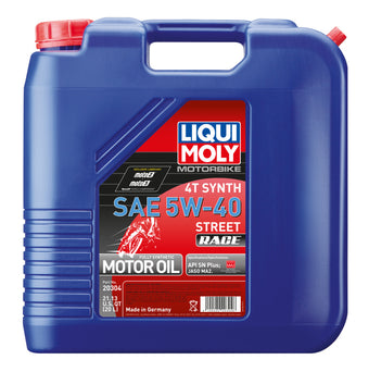 compare product LIQUI MOLY 20L Motorbike 4T Synth SAE Street Race