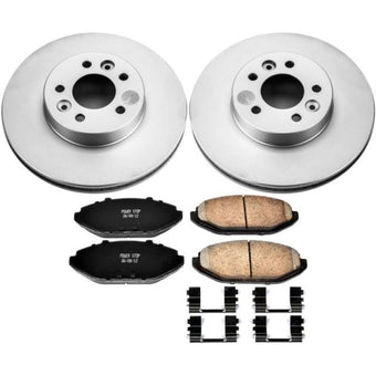 compare product Power Stop 98-02 Ford Crown Victoria Front Z17 Evolution Geomet Coated Brake Kit