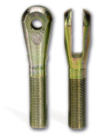 compare product Moroso Clevis End - 1/2in-20 Thread on Shank - Chrome Moly Steel - Gold Iridite Finish - 2 Pack