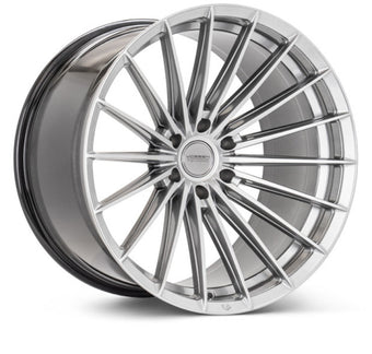 compare product Vossen HFX-4 22x10 - 6x139.7 - ET-18 - Super Deep - 106.1 - Hyper Silver Wheel