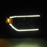 AlphaRex 07 - 13 Toyota Tundra NOVA LED Proj Headlights Alpha - Black w/Activ Light/Seq Signal/DRL - My Store