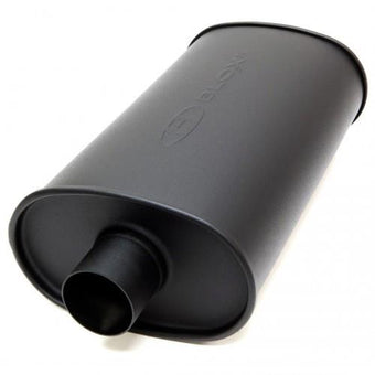 compare product BLOX Racing 2.25 inch SL Sport Muffler - Matte Black