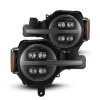 AlphaRex 21 - 23 Ford Bronco NOVA LED Proj Headlights Alpha - Black w/Activ Light/Seq Signal/DRL - My Store