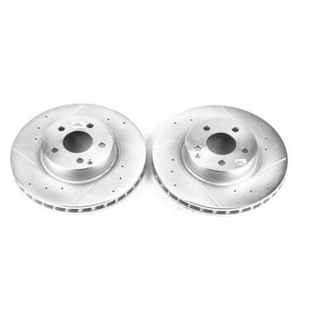 compare product Power Stop 2006 Mercedes-Benz E350 Front Evolution Drilled & Slotted Rotors - Pair