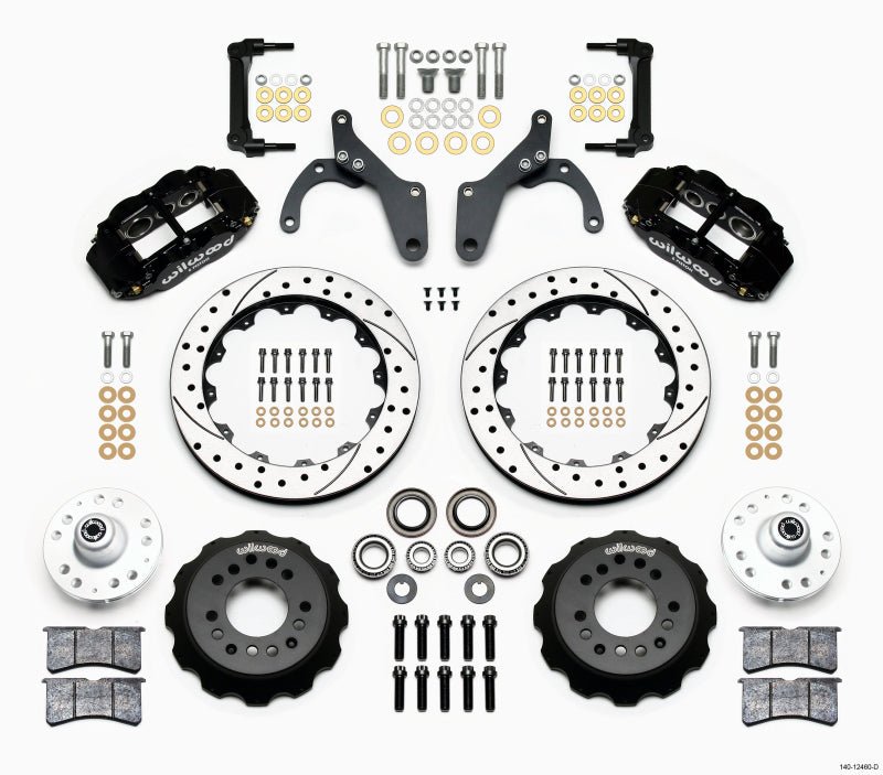 Wilwood Narrow Superlite 6R Front Hub Kit 12.88in Drilled 59 - 64 Chevy Impala / 63 - 64 Corvette - My Store