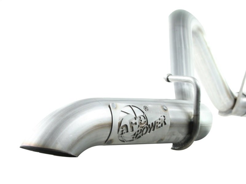 aFe MACHForce XP Exhausts Cat - Back SS - 409 EXH Jeep Wrangler TJ 97 - 06 I6 - 4.0L HT - 2.5 In. - My Store