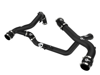 compare product aFe 20-23 Ford Explorer ST V6 3.0L (tt) BladeRunner Aluminum Hot and Cold Charge Pipe Kit - Black