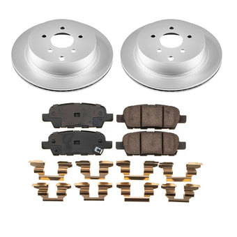 compare product Power Stop 2009 Infiniti FX35 Rear Z17 Coated Brake Kit