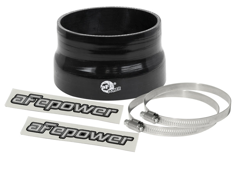 aFe Magnum FORCE Intake Coupling Kit (4 - 1/4 IN ID to 3 - 3/4 IN ID x 2 - 1/4 IN L) Straight Black - My Store