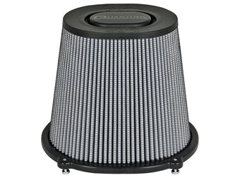 compare product aFe Quantum Intake Pro DRY S Universal Air Filter F-5in. / B-(10x8.75) / T-(6.75x0.5) / H-8in.