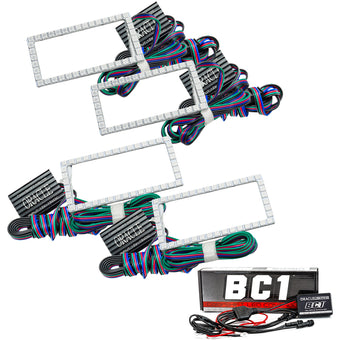 compare product Oracle Ford F-150 15-17 Projector Headlight Halo Kit - ColorSHIFT w/ BC1 Controller