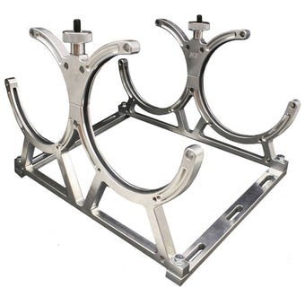 compare product Nitrous Express Billet Bracket for Dual 10 Or 15lb N2O Bottle Incl Floor Mounts