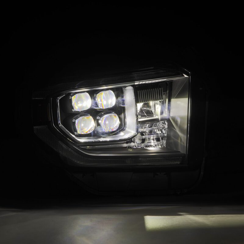 AlphaRex 14 - 21 Toyota Tundra NOVA - Series LED Proj Headlights Blk w/Actv Light & Seq. Sig + DRL - My Store