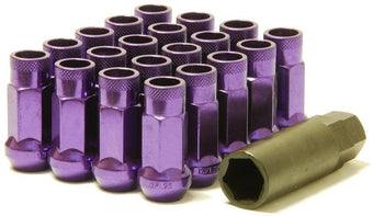 compare product Wheel Mate Muteki SR48 Open End Lug Nuts - Purple 12x1.50 48mm