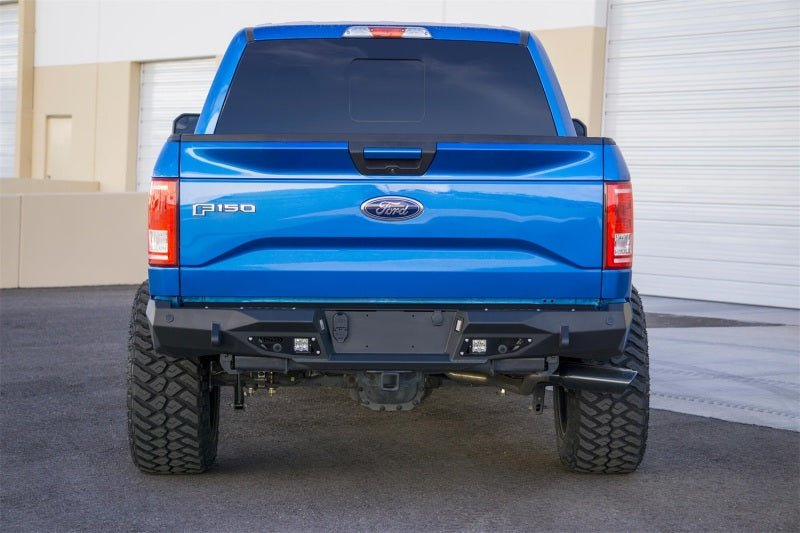 Addictive Desert Designs 15 - 18 Ford F - 150 Stealth Fighter Rear Bumper w/ Backup Sensor Cutout - My Store