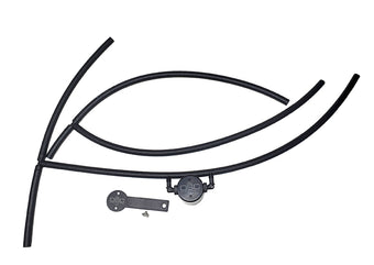 compare product J&L 16-24 Nissan Titan 5.6L Passenger Side Oil Separator 3.0 - Black Anodized