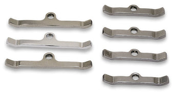 compare product Moroso Chevrolet Big Block Valve Cover Hold Downs - Steel - Chrome Plated - Set of 7