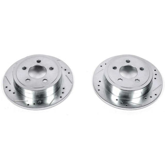compare product Power Stop 03-07 Jeep Liberty Rear Evolution Drilled & Slotted Rotors - Pair